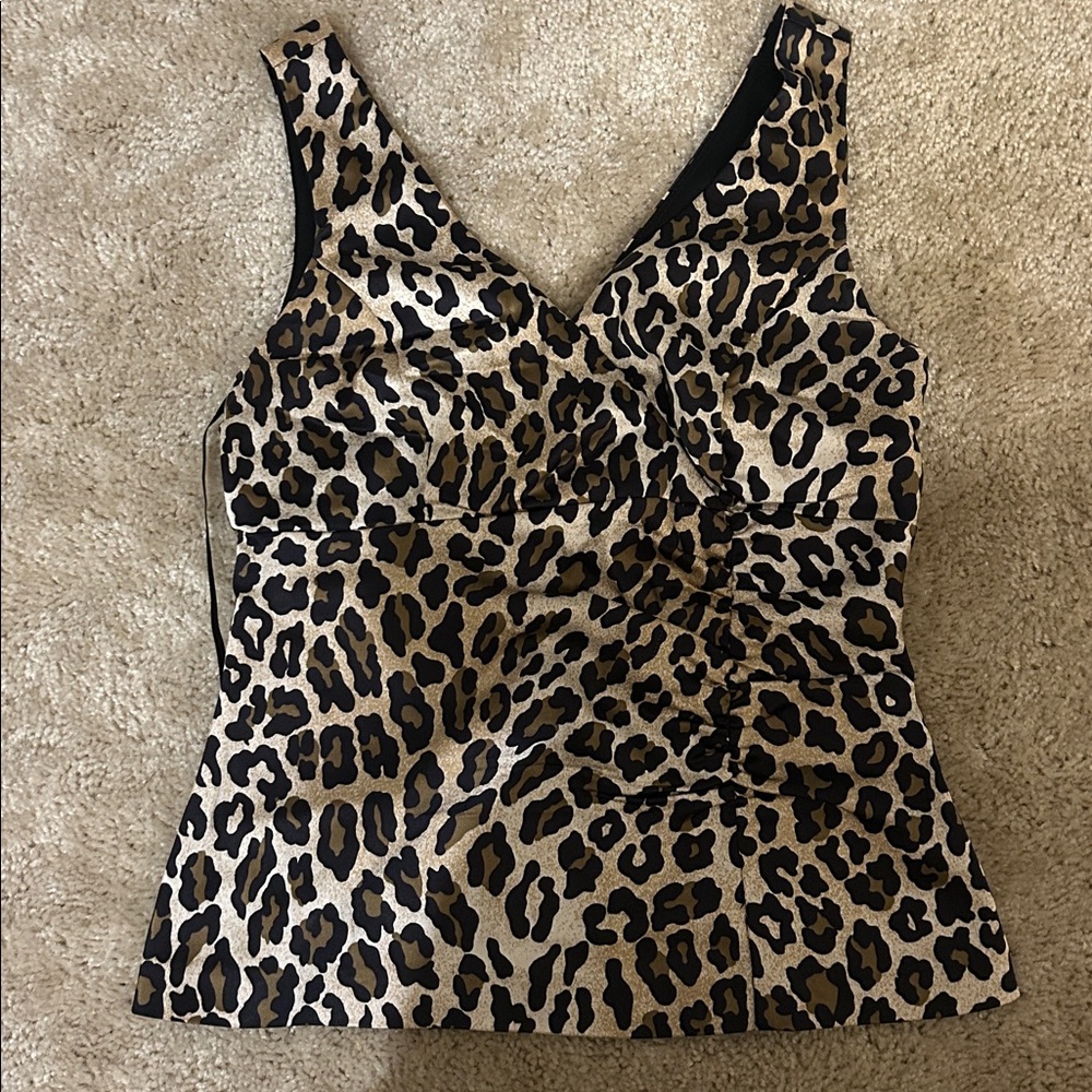 Xscape Leopard Print Top